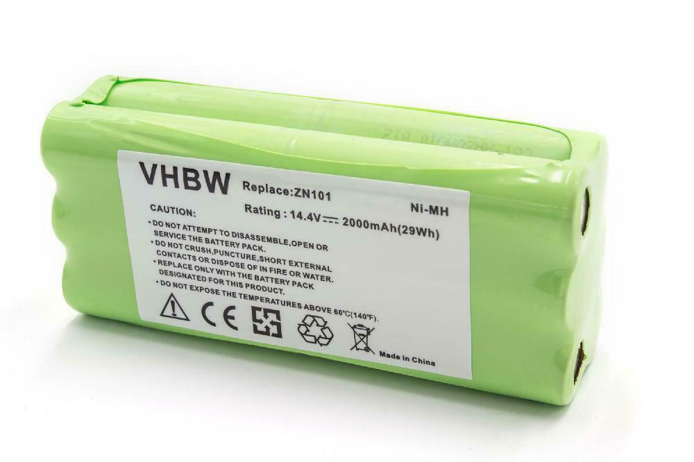 Batteri til 14,4V 2000mAh Ni-MH M606-4 Spider M607 M612 Fusion M611 Puck M610(kompatibelt)