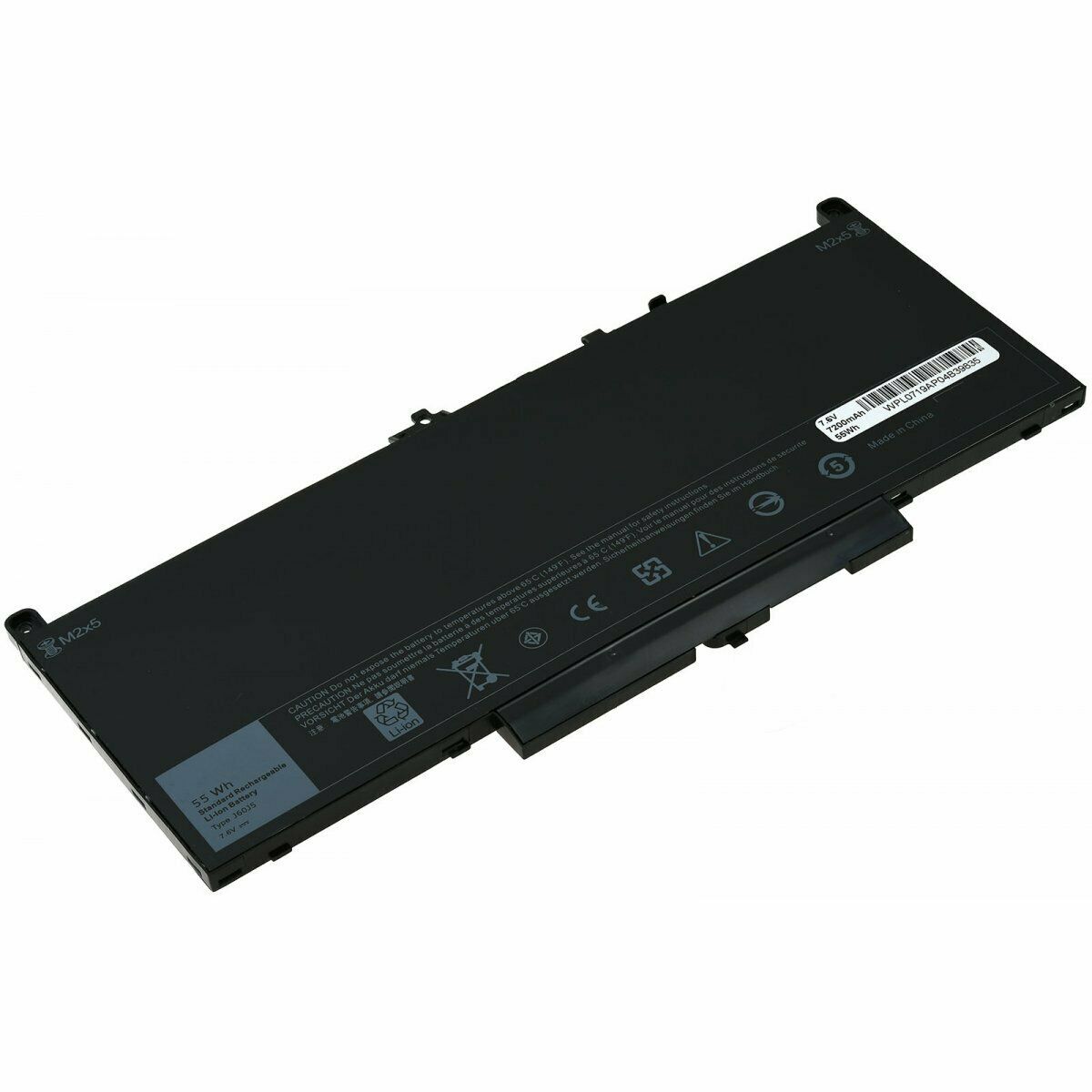 Batteri til 7.6V 242WD J60J5 MC34Y 1W2Y2 0MC34Y Dell Latitude E7270 E7470 (kompatibelt)