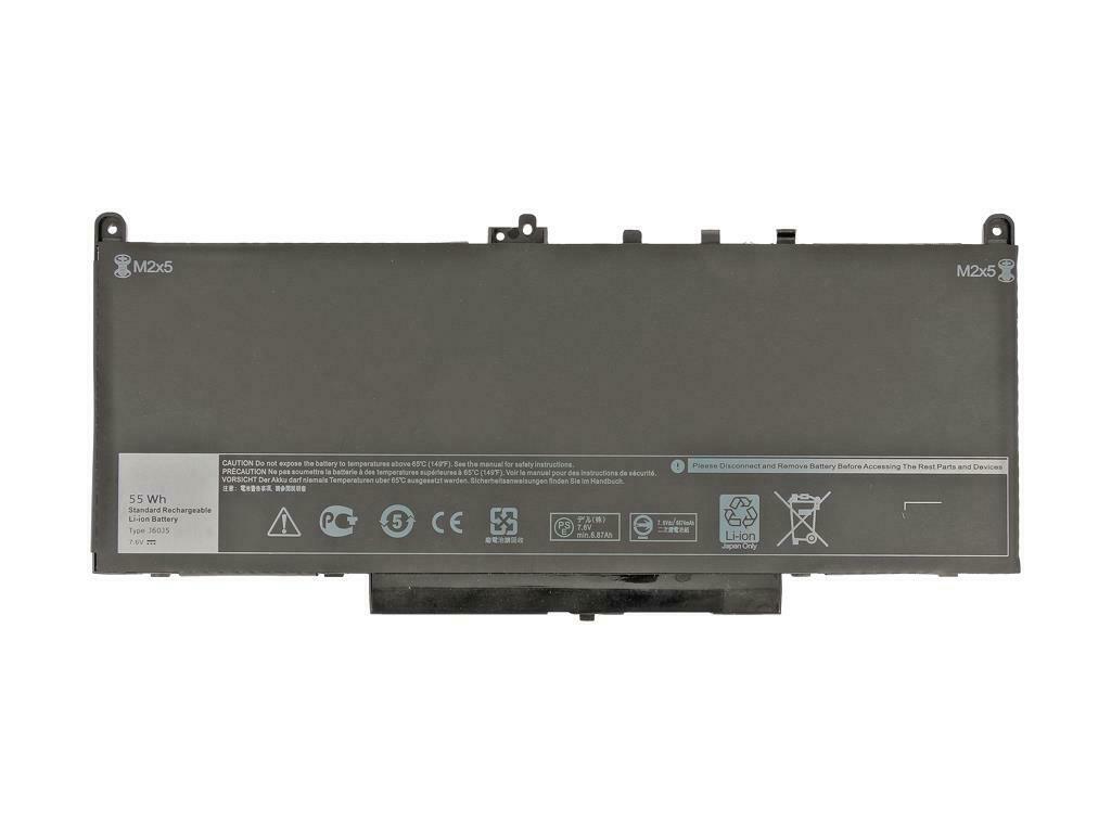 Batteri til 7.6V 242WD J60J5 MC34Y 1W2Y2 0MC34Y Dell Latitude E7270 E7470 (kompatibelt)