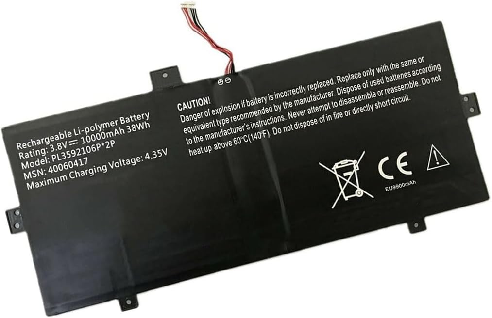 Batteri til MLP3592106P-2P MLP3592106P Akoya E2228T E2215T E2217T E2221T E2227T 40066499 40060417 4000 63680 (kompatibelt)