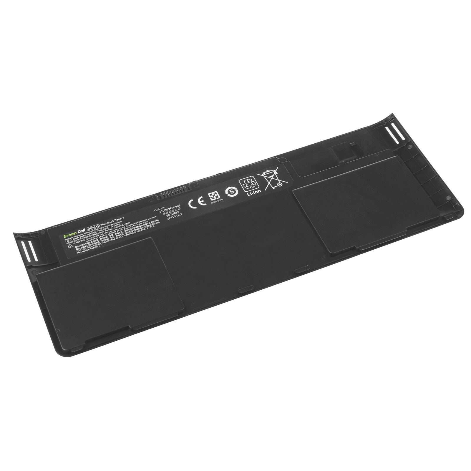 Batteri til OD06XL H6L25AA HSTNN-W91C 698943-001 HP EliteBook Revolve 810 G1 G2 (kompatibelt)