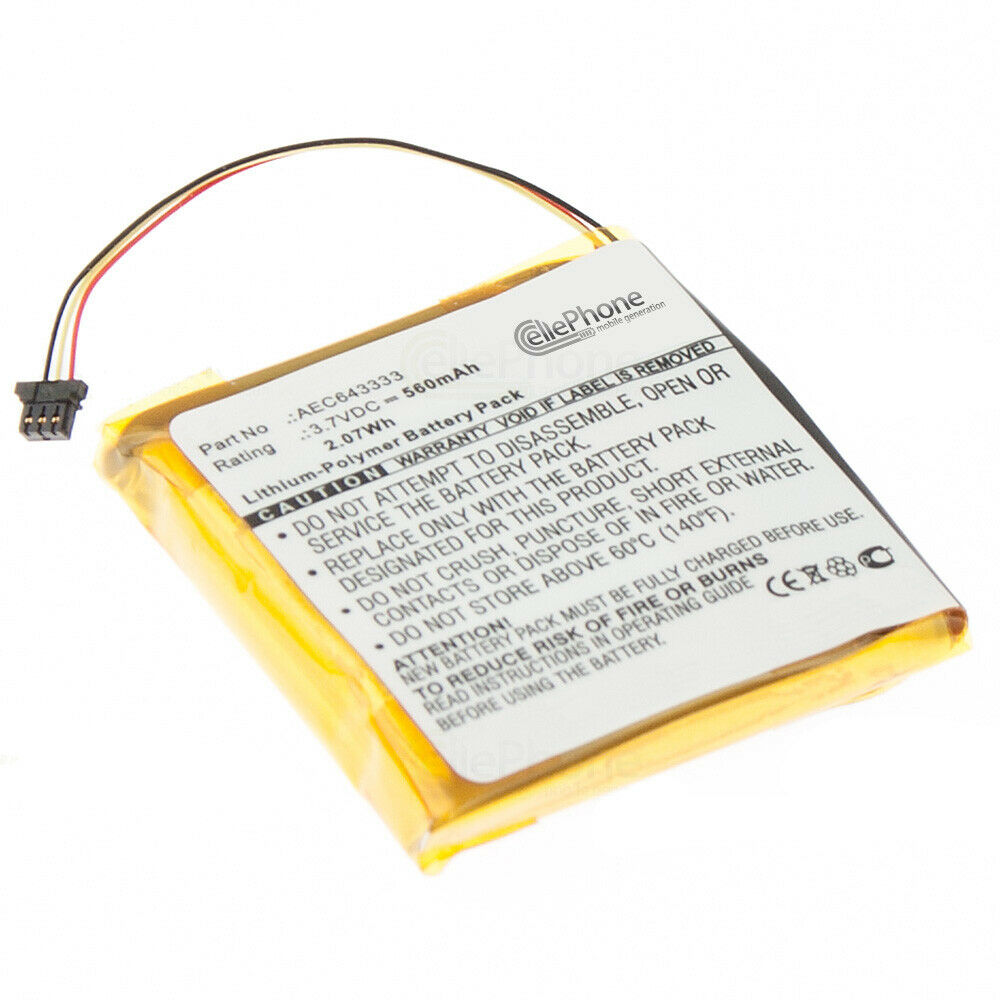 Batteri til 3,7V Li-Poly Beats Studio 2.0 - 3.0 AEC64333 PA-BT05 560mAh (kompatibelt)