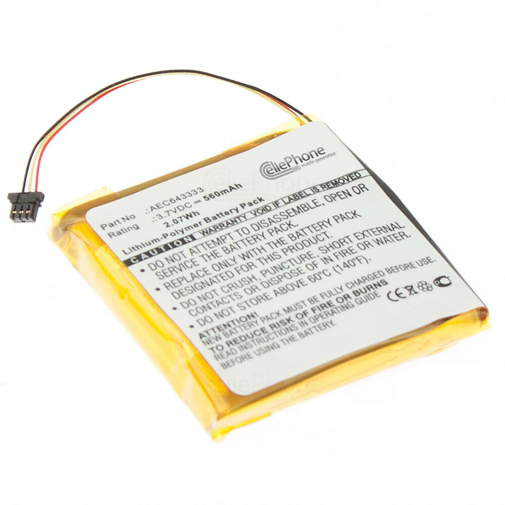 Batteri til 3,7V Li-Poly Beats Studio 2.0 - 3.0 AEC64333 PA-BT05 560mAh (kompatibelt) - Klik på billedet for at lukke