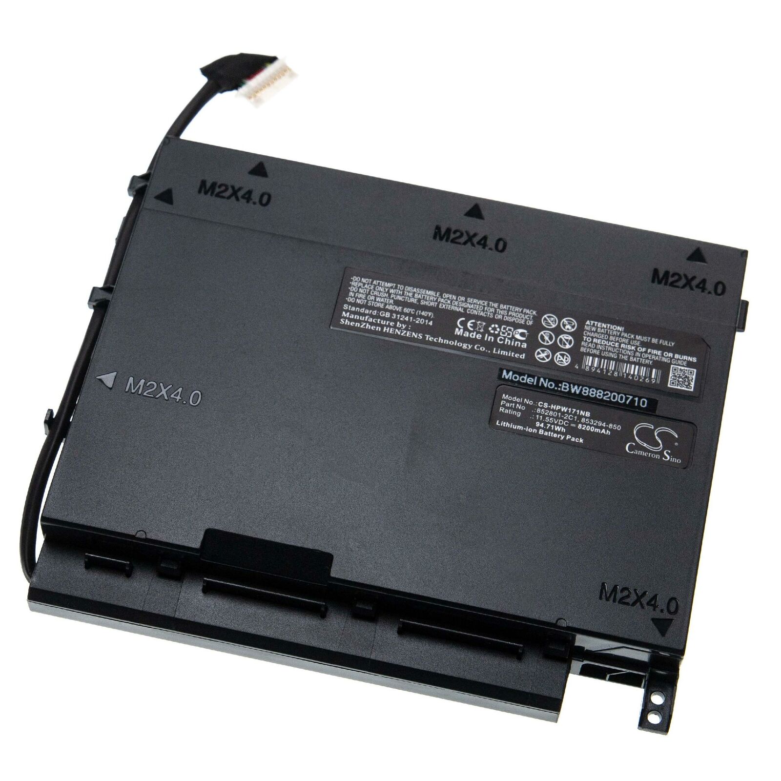 Batteri til PF06XL HSTNN-DB7M 852801-2C1 853294-855 853294-850 HP Omen 17-W119TX (kompatibelt) - Klik på billedet for at lukke