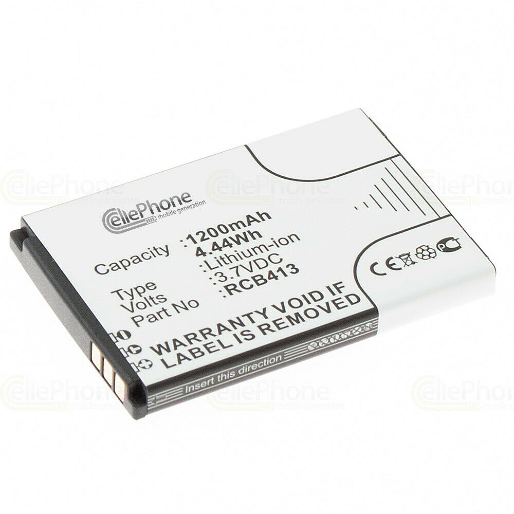 Batteri til 3,7V Li-Ion Doro Primo 413 - RCB413 - 1200mAh (kompatibelt)