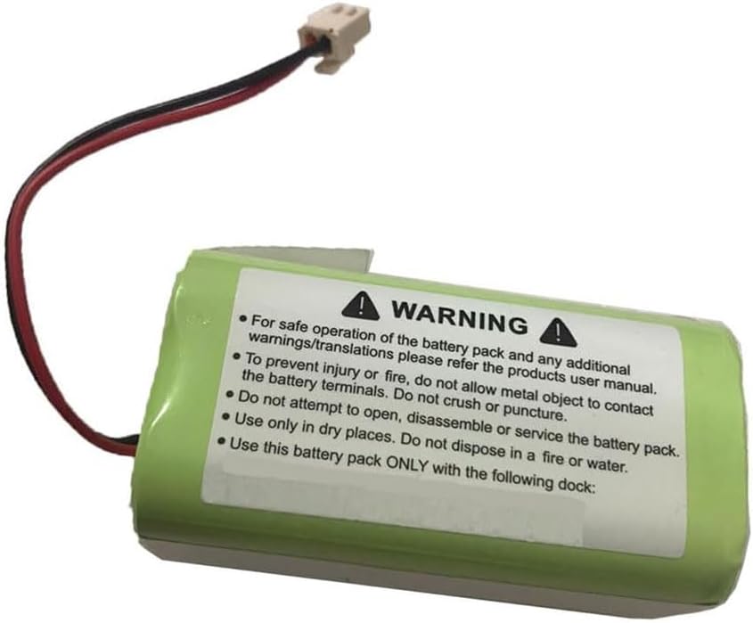 Batteri til Shark RVBAT850 Ion Robot R75 RV85 RV850 RV750-N BFD-Wsq 2-prongs plug (kompatibelt)