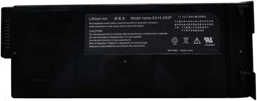 Batteri til DurabooK SA14-3S3P 3ICR19/66-3 11.1V Durabook SA14 (billede for) Batteri til DurabooK SA14-3S3P 3ICR19/66-3 11.1V Durabook SA14