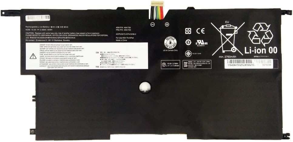 Batteri til Lenovo ThinkPad i5-4200U 4300U 5200U 5300U i7-5500U 5600U SB10F46440 SB10F 464441 45N1700 45N1701 45N1702 45N1703 20BS (kompatibelt)
