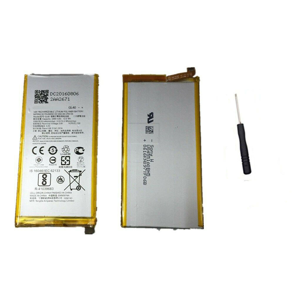 Batteri til GA40 Motorola Moto G4 XT1621 XT1622 XT1625 SNN5970A 1ICP4/46/104 (kompatibelt)