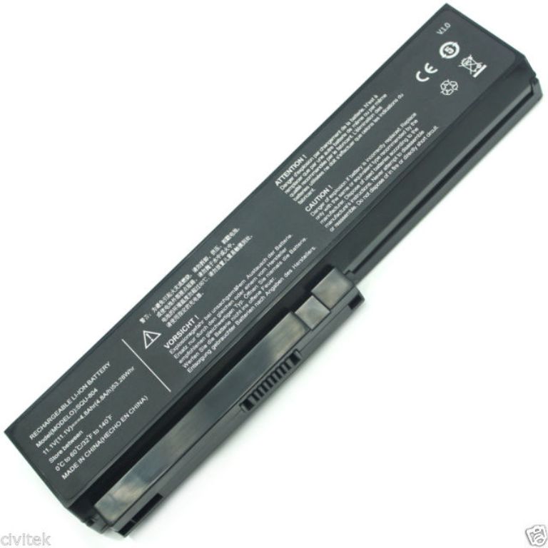 Batteri til Gigabyte W476 W576 Q1458 Q1580 Gericom G.note MR0378 (kompatibelt)