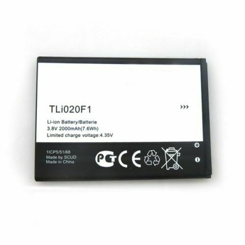 Batteri til ALCATEL TLi020F1 ONE TOUCH OT-7040 OT- 7041 2000mAh (kompatibelt)