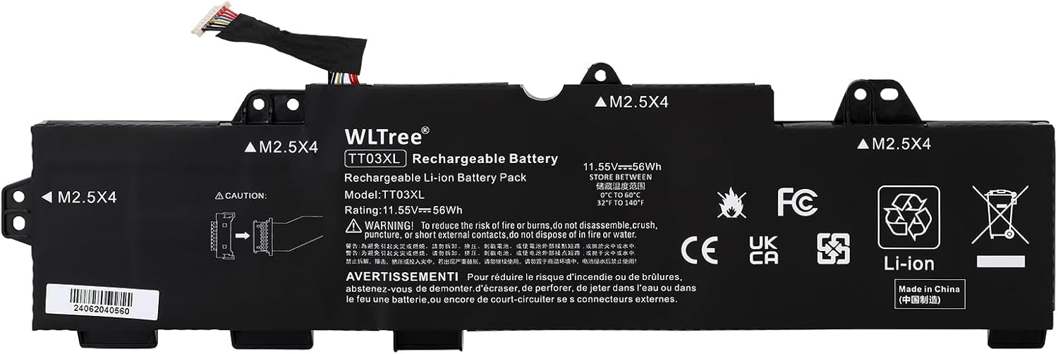 Batteri til TT03XL HP EliteBook 850 G6,G5 932824-421 933322-855 HSTNN-UB7T HSN-113C-5 HSTNN-DB8K (kompatibelt)