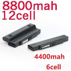 Batteri til VGP-BPL9 Sony VAIO VGN-AR41E,VGN-AR47G,VGN-AR550E(kompatibelt)