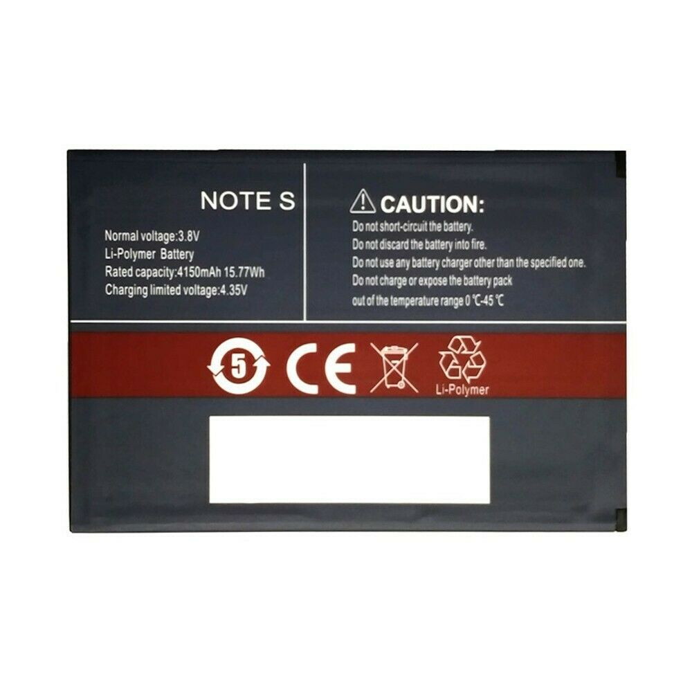 Batteri til CUBOT note S Smartphone Mobile Cell phone 3.8V 4150mAh/15.77Wh (kompatibelt) - Klik på billedet for at lukke